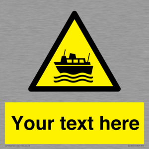 Custom warning ferries crossing vessels